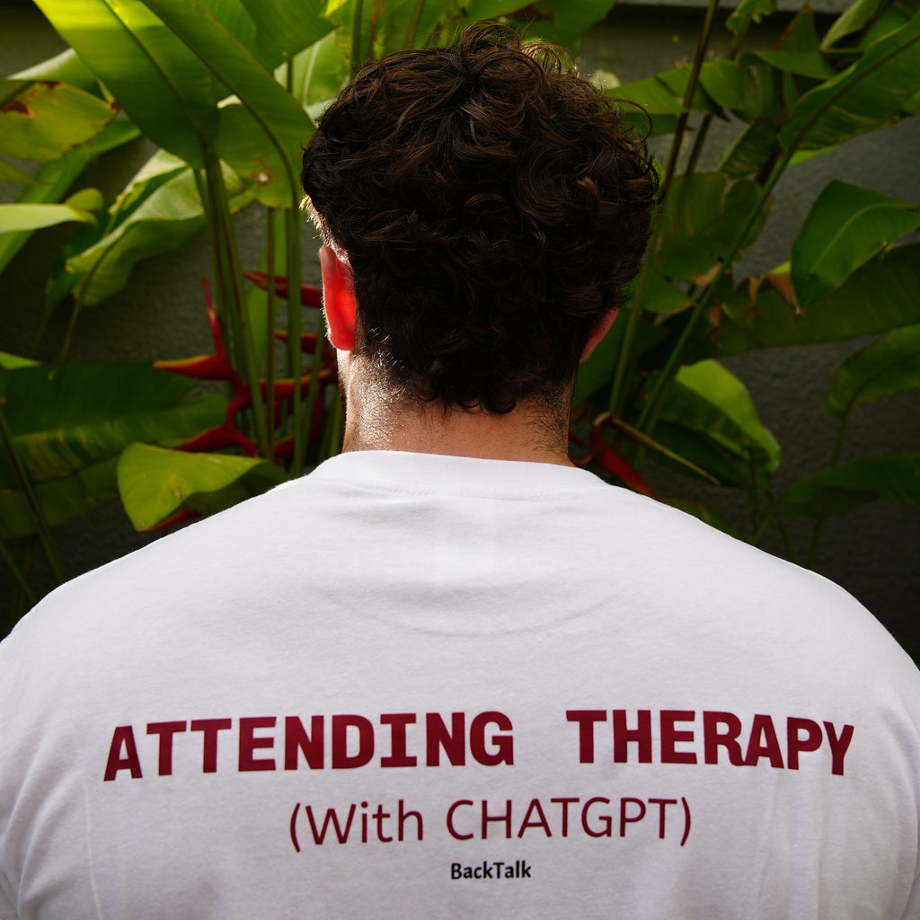 "Attending Therapy With CHATGPT" Unisex T-shirt | Funny & Relatable Slogans